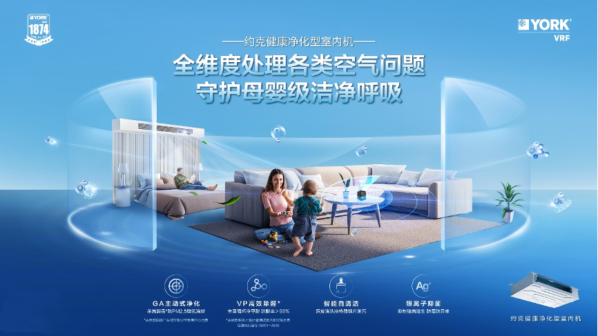 威尼斯wns8885556警覺春季氛圍凈化約克VRF中心空調(diào)保護(hù)家居呼吸安康(圖6)